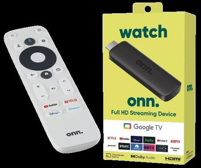 Imagen de Onn Google Tv Full Hd Streaming Device 2023 8gb 1.5 Gb Ram Color Negro Tipo De Control Remoto De Voz